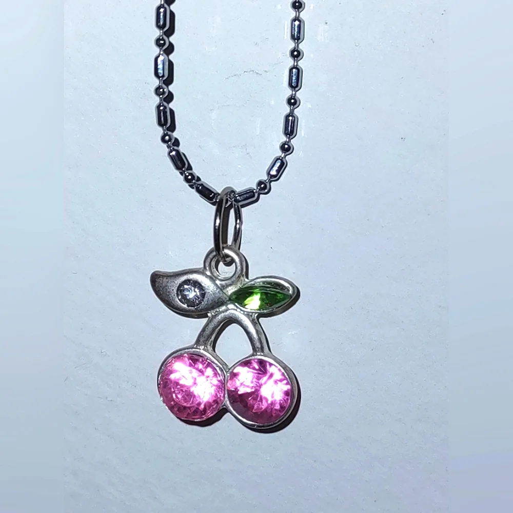 Girls' Necklace Cherries Pendant